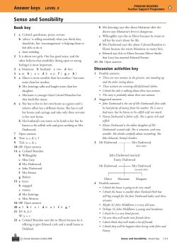 Answer Keys - Penguin Readers
