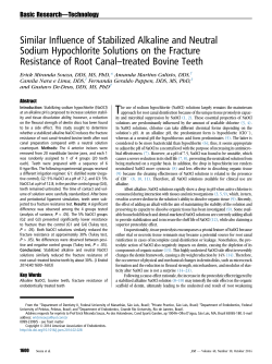 Similar Influence of Stabilized Alkaline and Neutral Sodium