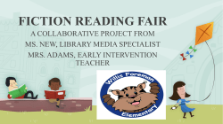 Fiction Reading Fair PowerPoint