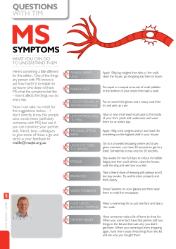 MS symptoms