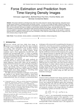 Force Estimation and Prediction from Time