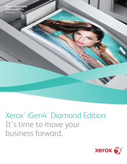 Brochure – Xerox iGen4 Diamond Edition