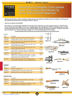 Howard Core Company is very proud to be the Exclusive Distributor