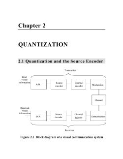 Chapter 2 QUANTIZATION