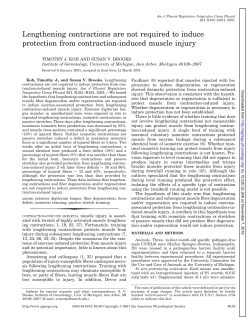 Lengthening contractions are not required to