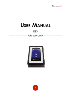 user manual - DataLocker