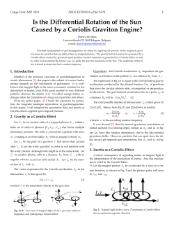 Is the Differential Rotation of the Sun Caused by a Coriolis Graviton
