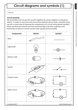 Circuit diagrams and symbols (1)