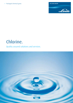 Chlorine. - Linde Gas