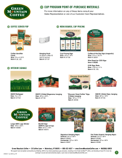 CUP PROGRAM POlNT-OF