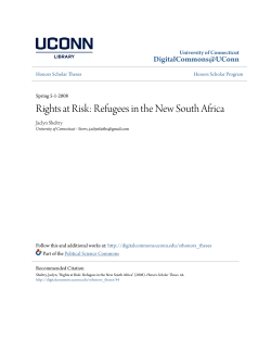 Rights at Risk: Refugees in the New South Africa