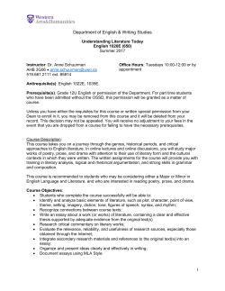 Syllabus - Western University