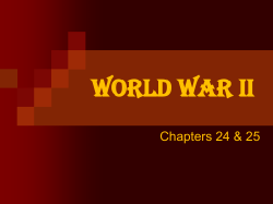 Notes - Leaders - Aggression in Europe - 2