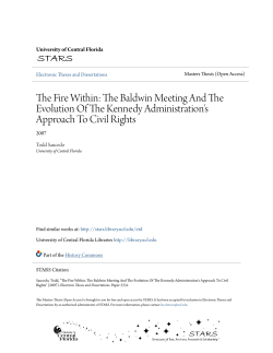 The Fire Within: The Baldwin Meeting And The Evolution Of