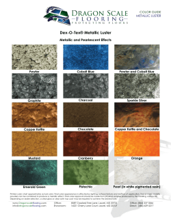 Dex-O-Tex&reg; Metallic Luster