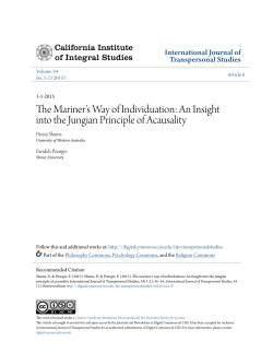 The Mariner`s Way of Individuation
