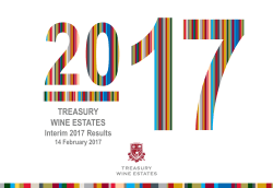 - Treasury Wine Estates