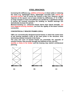 STEEL BRACINGS: