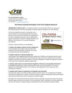 PA Farmers Actively Participate in On