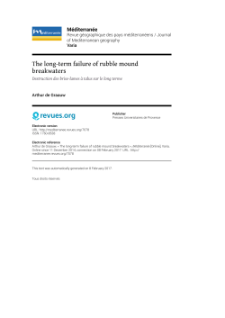 M&eacute;diterran&eacute;e , Varia