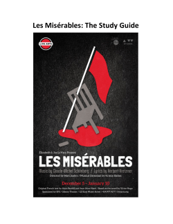 Les Misérables: The Study Guide