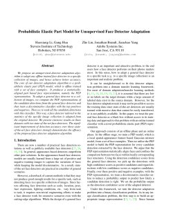 Probabilistic Elastic Part Model for Unsupervised
