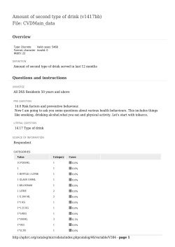 Amount of second type of drink (v1417bb) File
