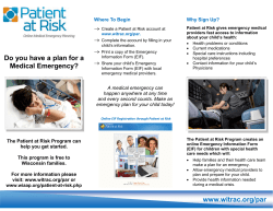 PAR Brochure V2 Web - Children`s Hospital of Wisconsin