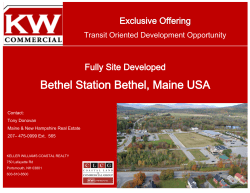 Bethel Station Bethel, Maine USA