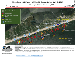 Fire Island 400 Meter, 1 Mile, 5K Ocean Swim, July 8, 2017