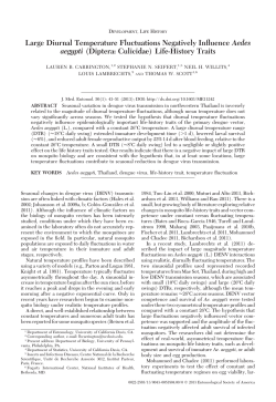 Large Diurnal Temperature Fluctuations Negatively