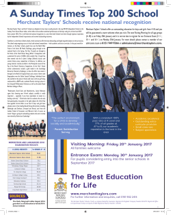 A Sunday Times Top 200 School - Merchant Taylors` Schools, Crosby