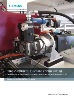 Simple, efficient, quiet and energy-saving
