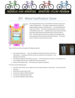 DIY: Wood Gasification Stove - Frederick 4