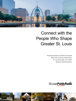 Connect with the People Who Shape Greater St. Louis