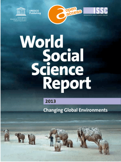changing global environments - UNESDOC