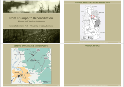 From triumph to reconciliation: rituals and tourism in Verdun