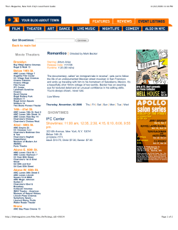 The L Magazine, New York City`s Local Event Guide