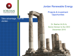 Jordan Renewable Energy
