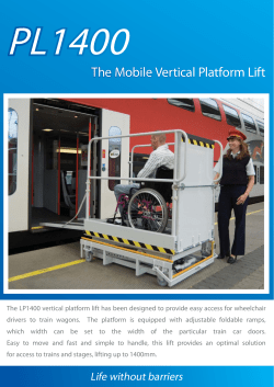 PL1400 English - Lehner Lifttechnik