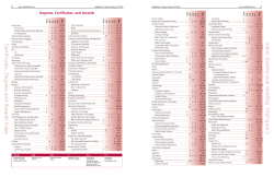 Degrees, Certificates, and Awards Index