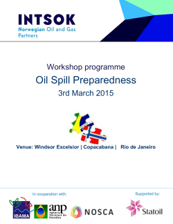Oil Spill Preparedness