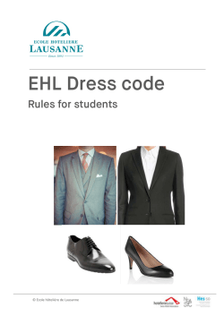 EHL Dress code