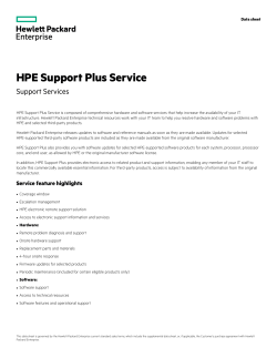 HPE Support Plus Service