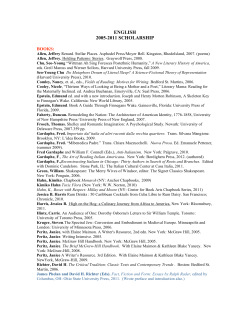 english 2005-2011 scholarship