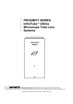 InfiniTube&trade; Ultima Microscope Tube Lens Systems