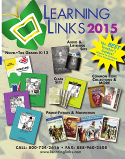 Learning Links 2015 Catalog