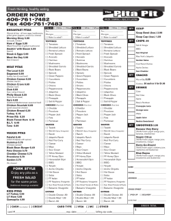 Pita Pit Menu Layers.indd