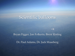 Scientific balloons
