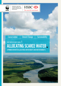 allocating scarce water
